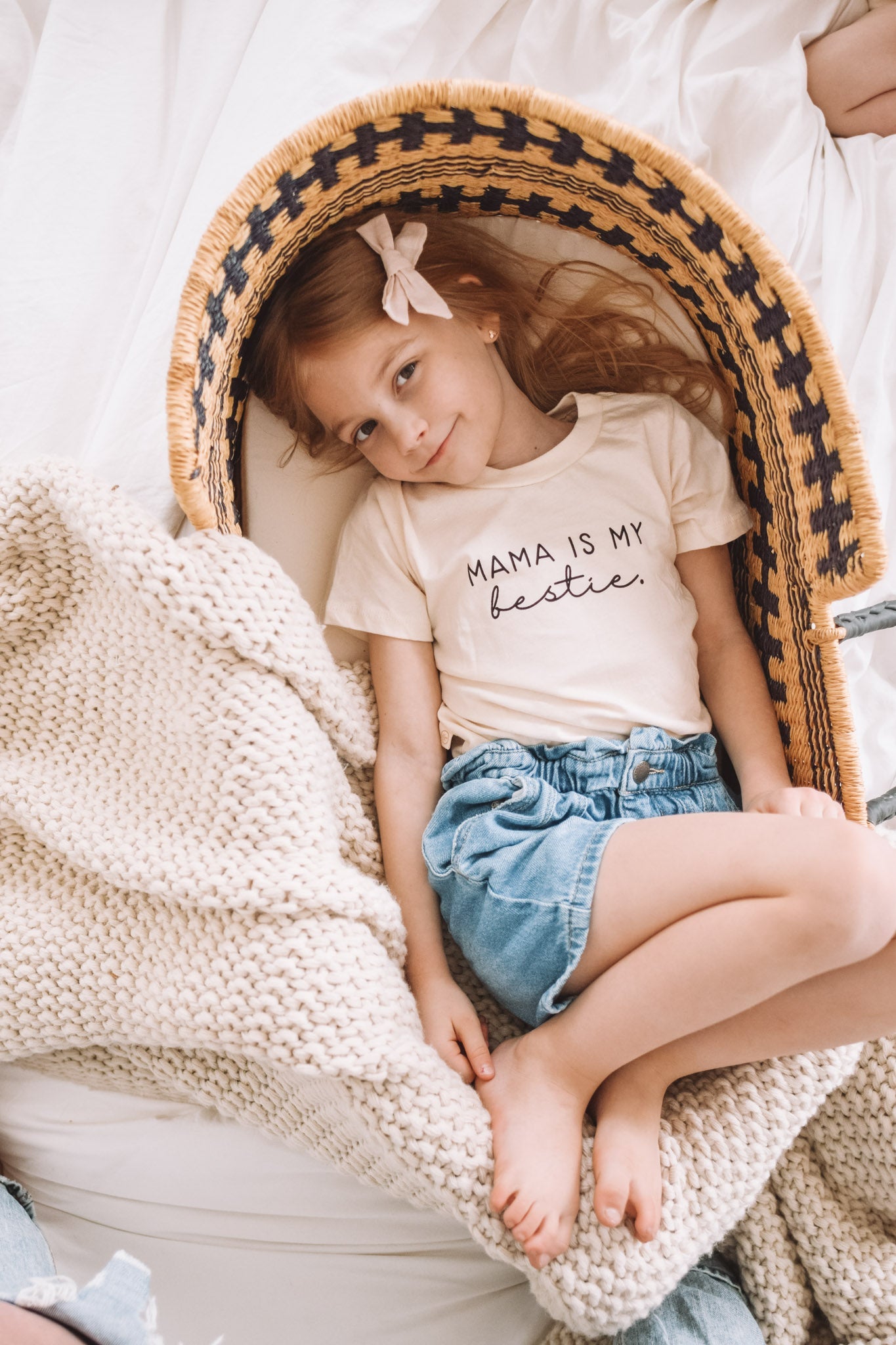 Mama Is My Bestie - Organic Cotton Kids Graphic Tee - Tenth & Pine - Short Sleeve Tee - 18 - 24M
