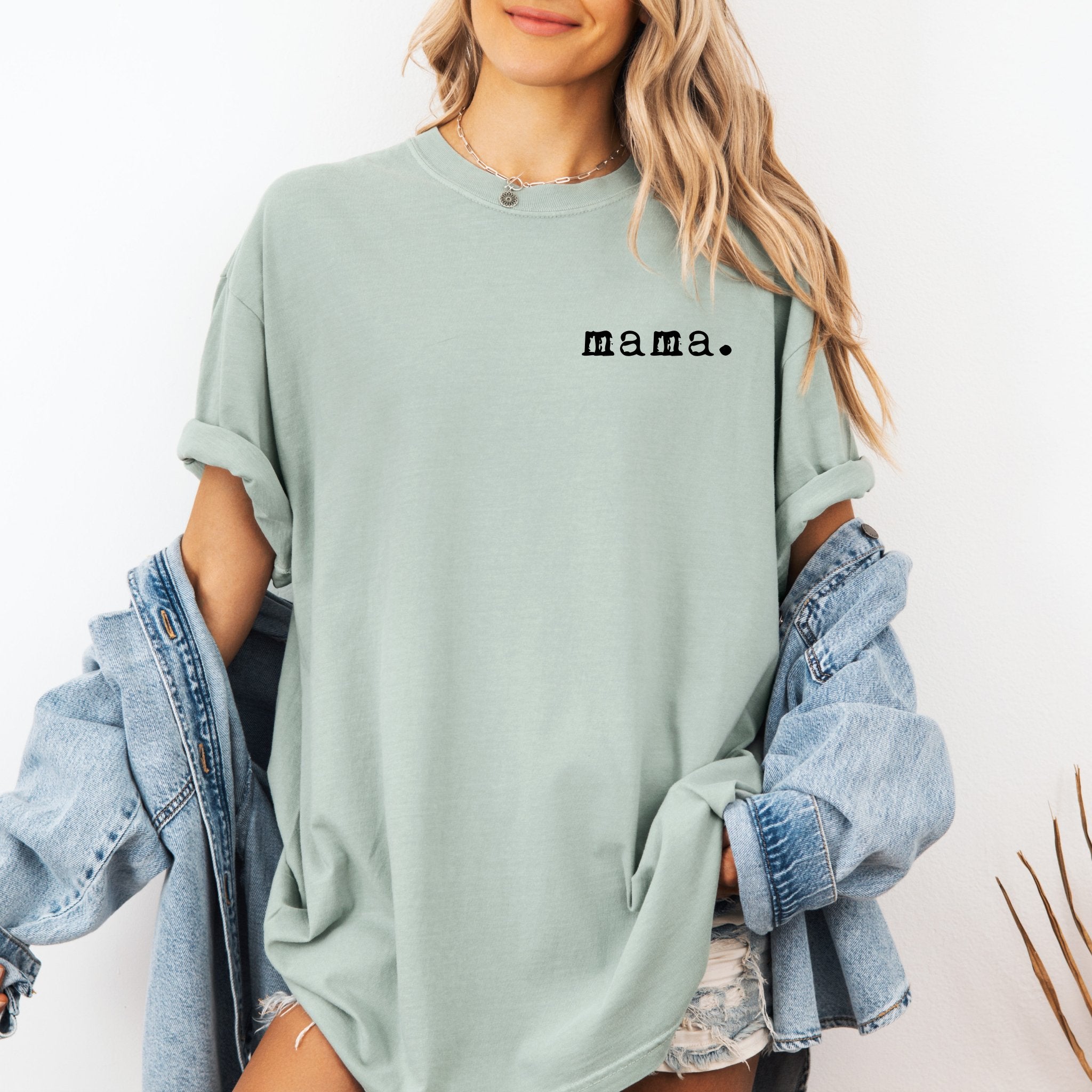 Mama T-shirt | Adult Short Sleeve Tee - Tenth & Pine - Adult Tshirt - S - Bay