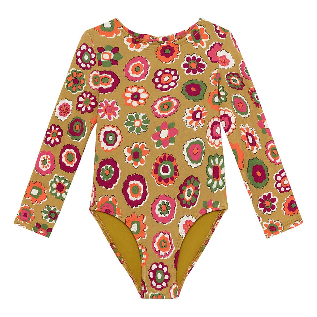 Mazzy Floral Mini Long Sleeve One - Piece - Tenth & Pine - One - Piece - 0 - 6 Months - Mazzy Floral - Montce