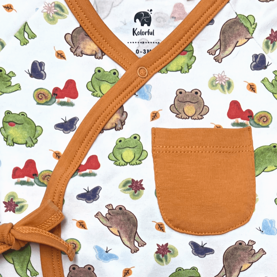 Meadow Kimono | Organic Pima Cotton - Tenth & Pine - Winter Outfits - 0 - 3M - Kolorful