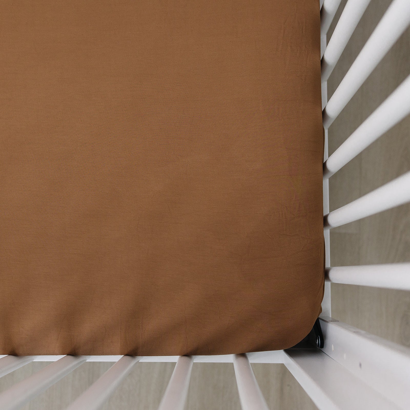 Mustard Bamboo Stretch Crib Sheet - Tenth & Pine -