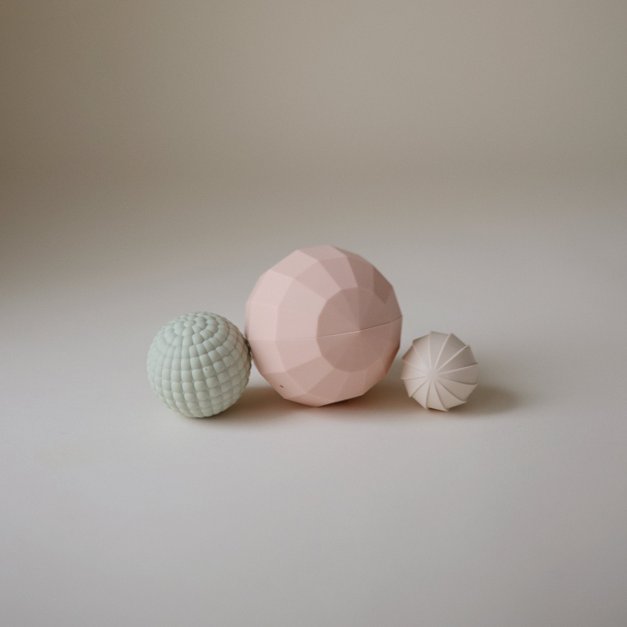 Nesting Spheres Sensory Toy - Tenth & Pine - toys - Blush