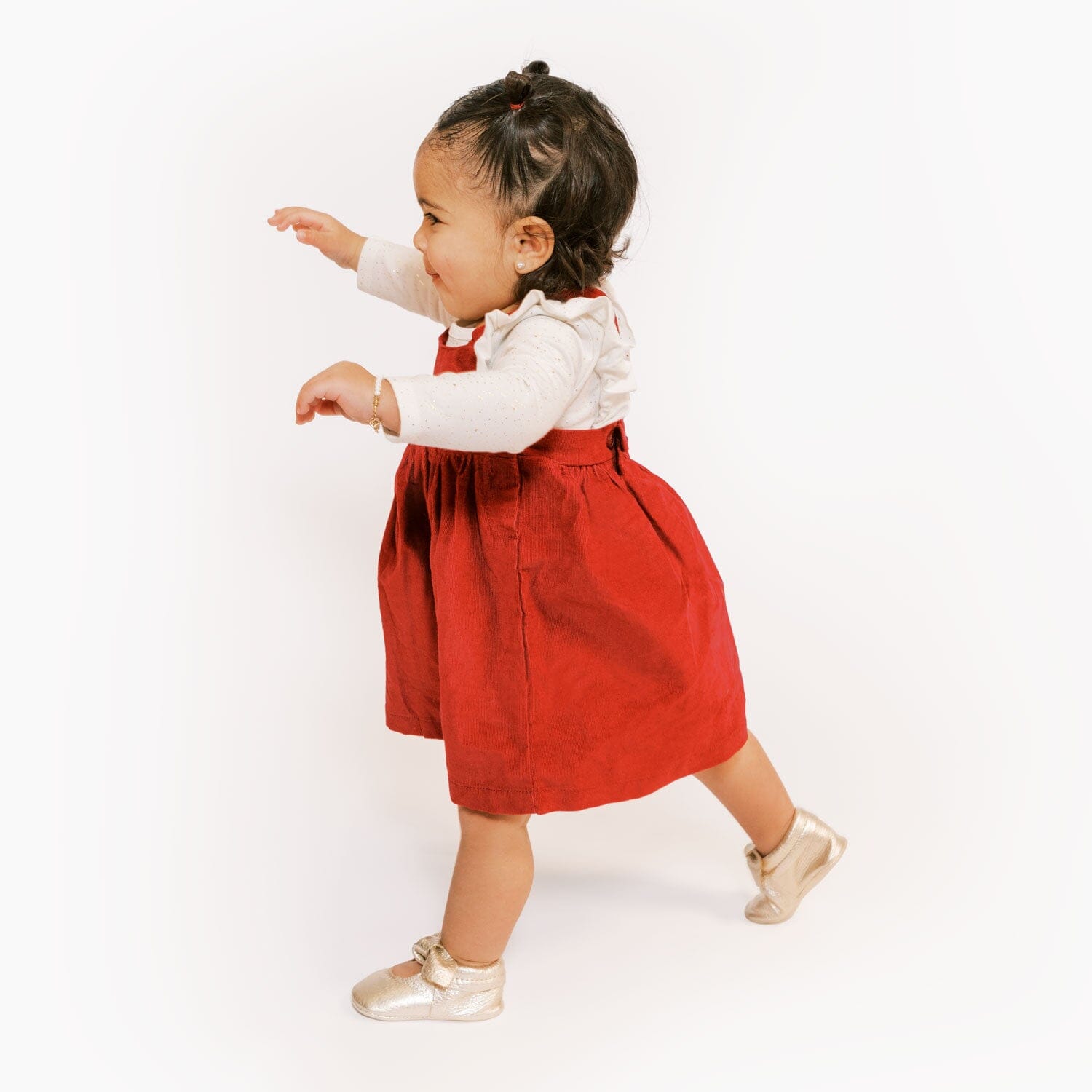 Newborn Platinum Knotted Bow Baby Shoe - Tenth & Pine - Knotted Bow Mocc - Soft Sole - Newborn