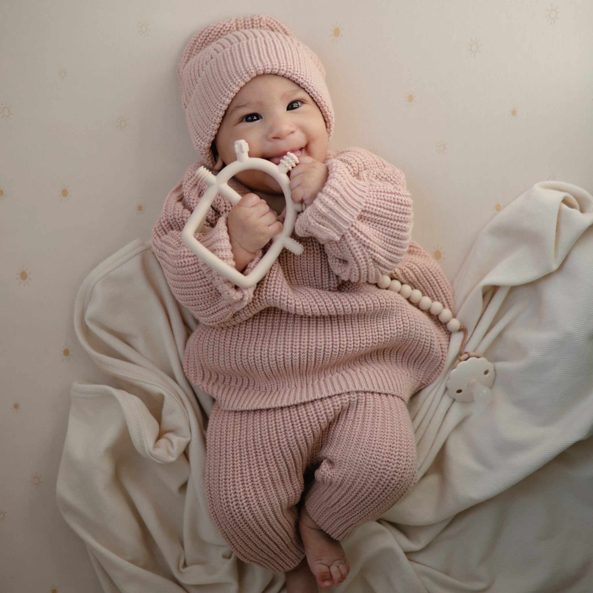 No - Drop Sensory Teether - Tenth & Pine - teether - Shifting Sand