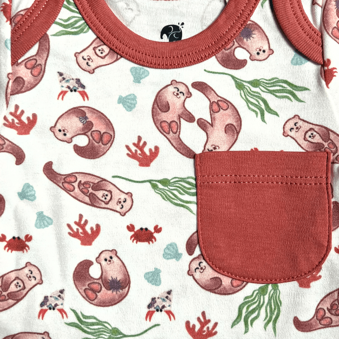 Otter Set | Organic Pima Cotton - Tenth & Pine - Winter Outfits - 0 - 3M - Kolorful