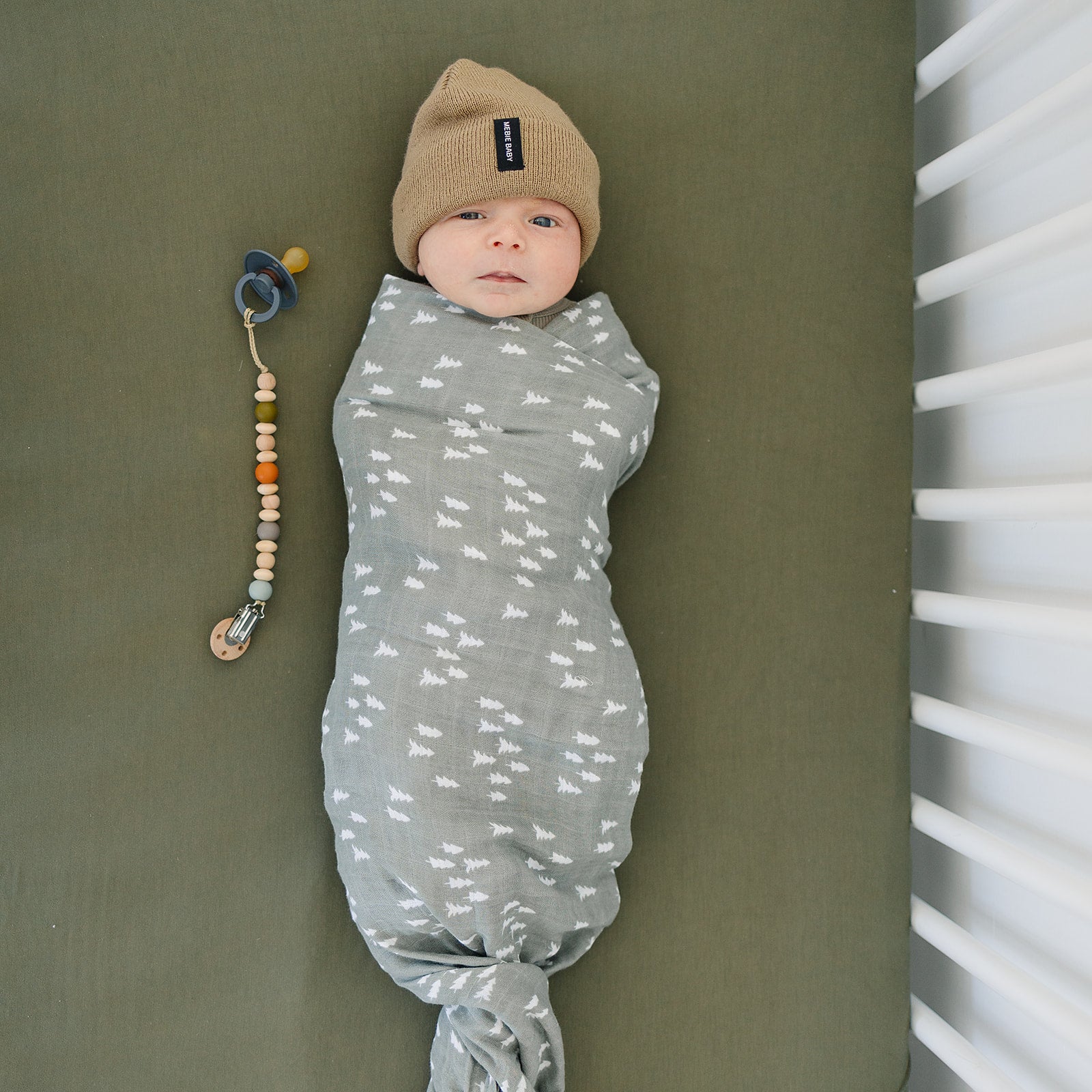 Pines Muslin Swaddle Blanket - Tenth & Pine -