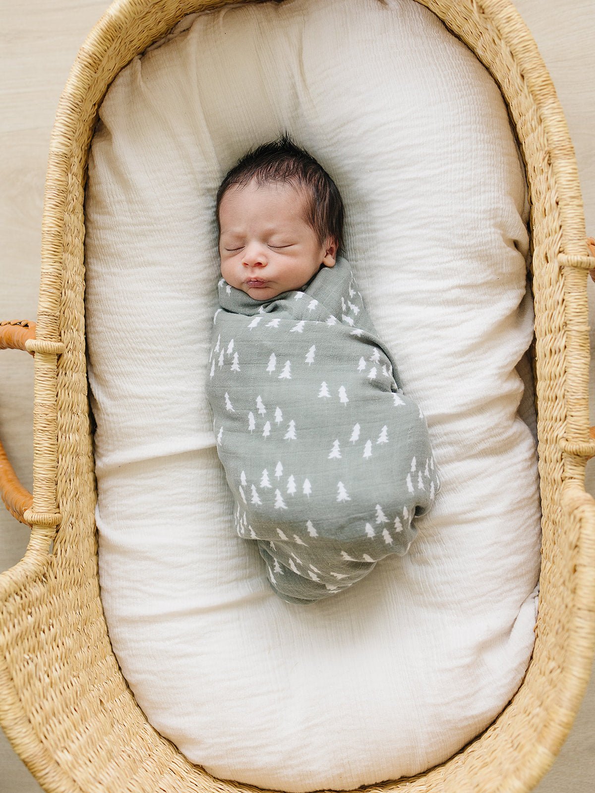 Pines Muslin Swaddle Blanket - Tenth & Pine -