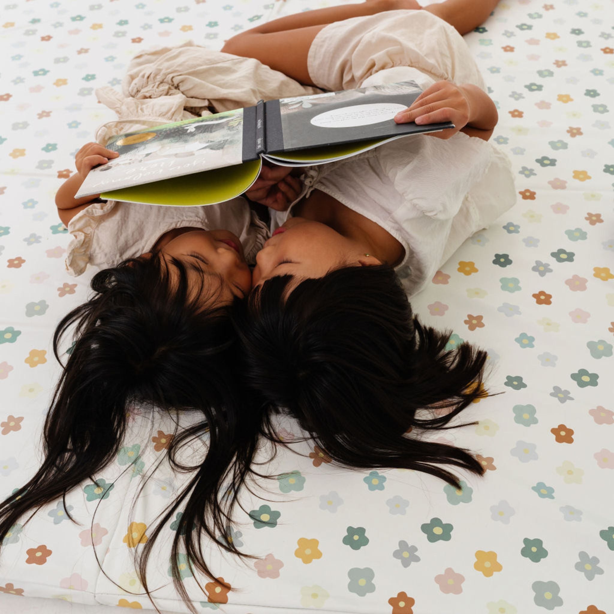 Playful Posies Vegan Leather Mat - Tenth & Pine - Vegan Leather Padded Mat - Mega