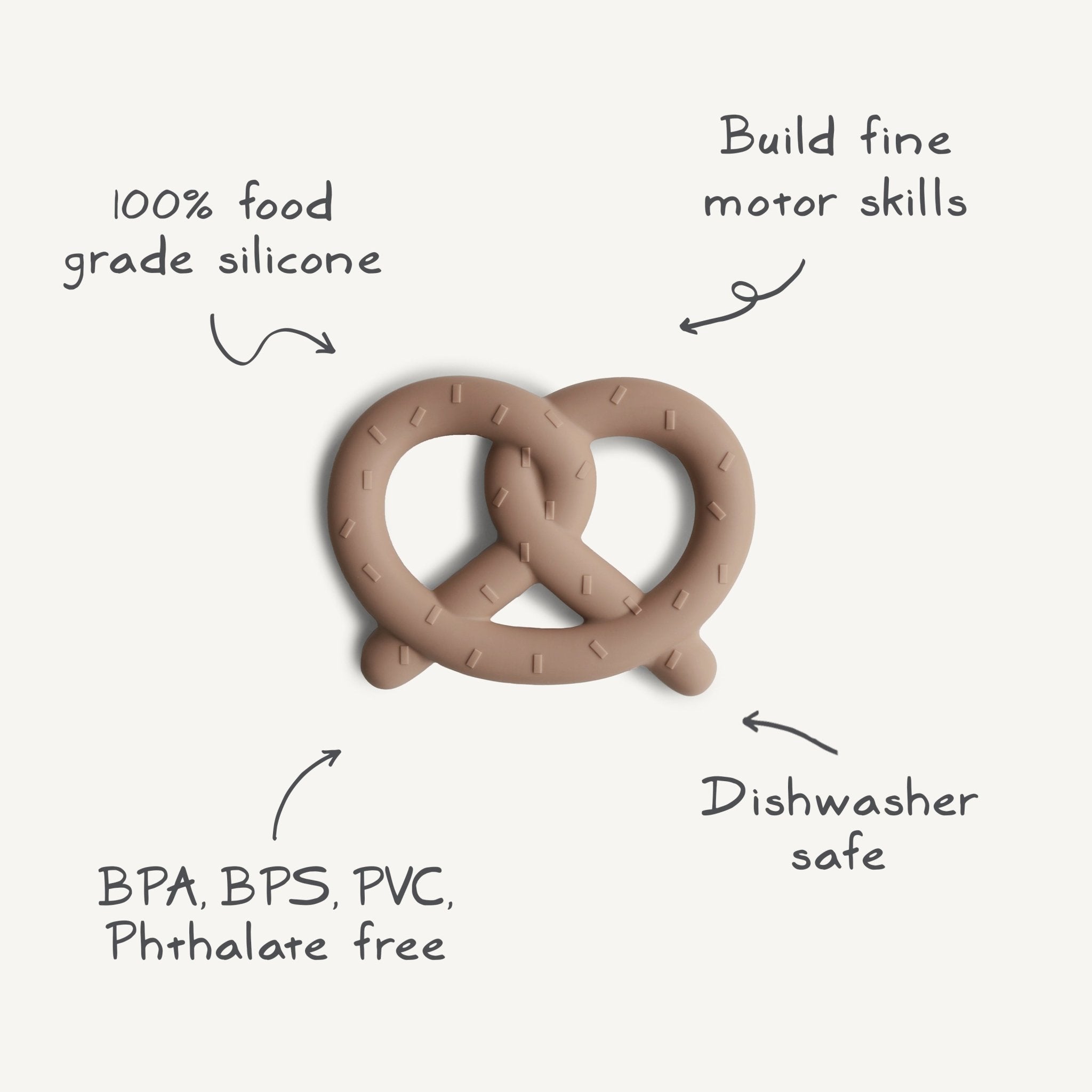 Pretzel Teether - Tenth & Pine - teether -