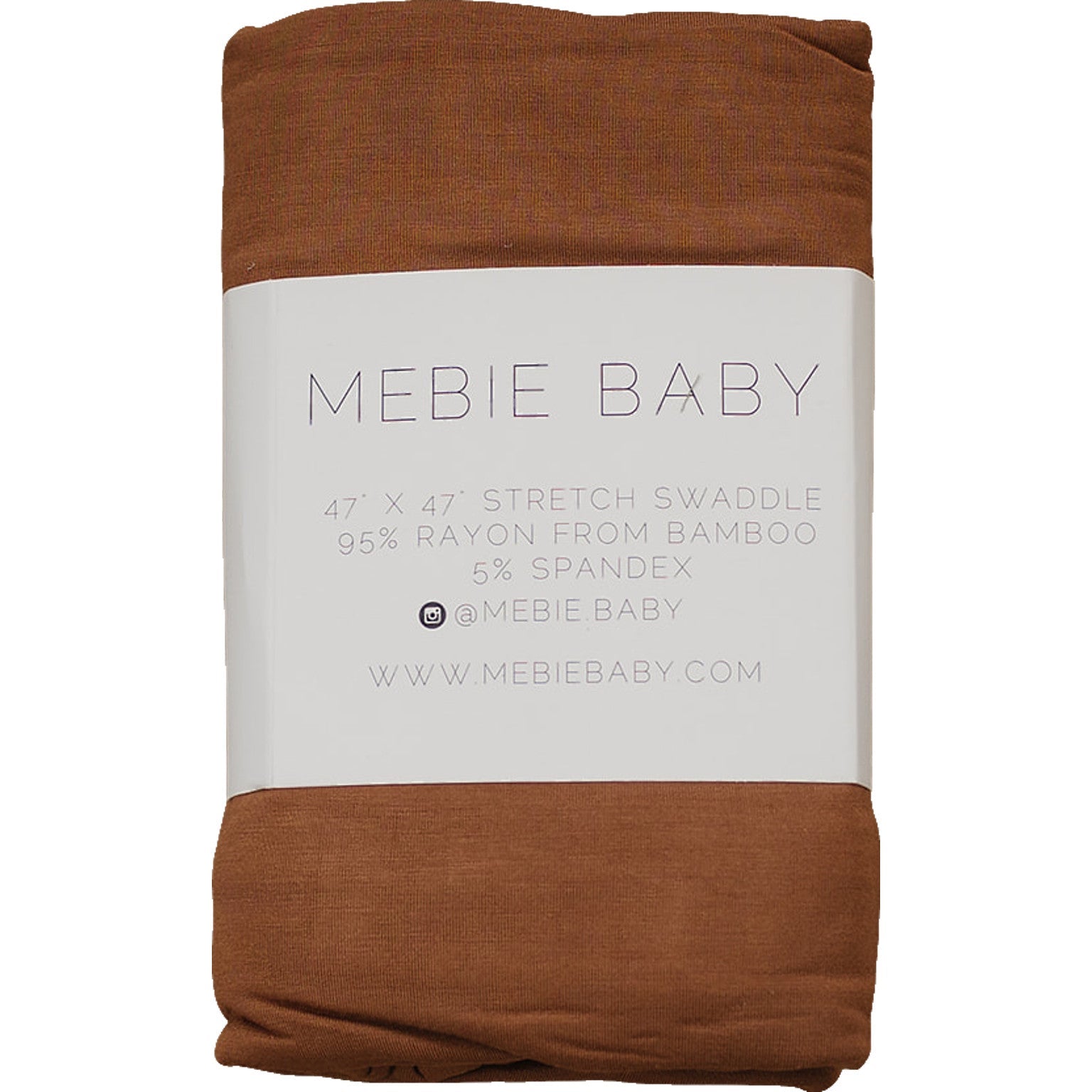Rust Bamboo Stretch Swaddle - Tenth & Pine -