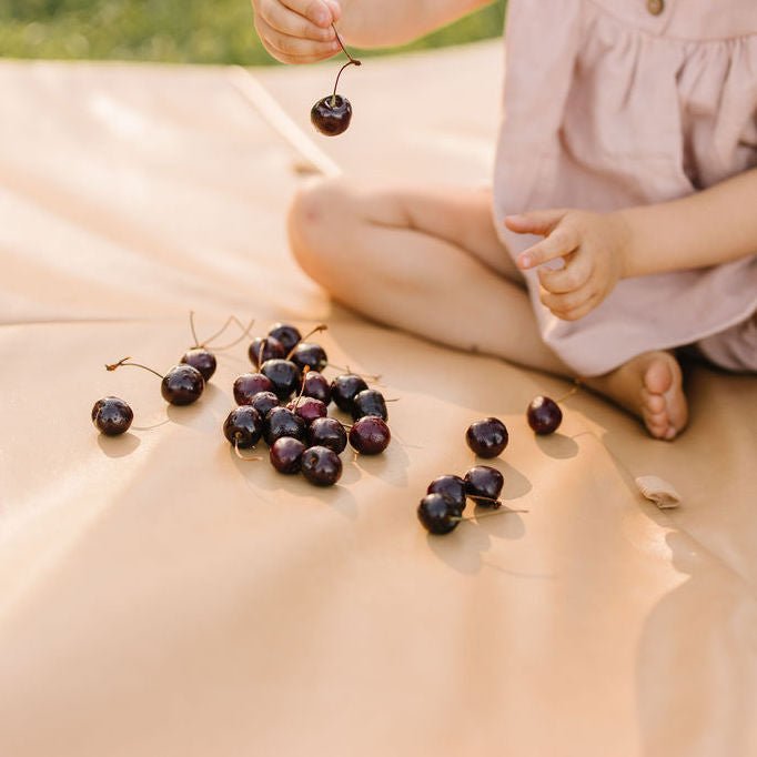 Sand Vegan Leather Mat - Tenth & Pine - Vegan Leather Padded Mat - Mega