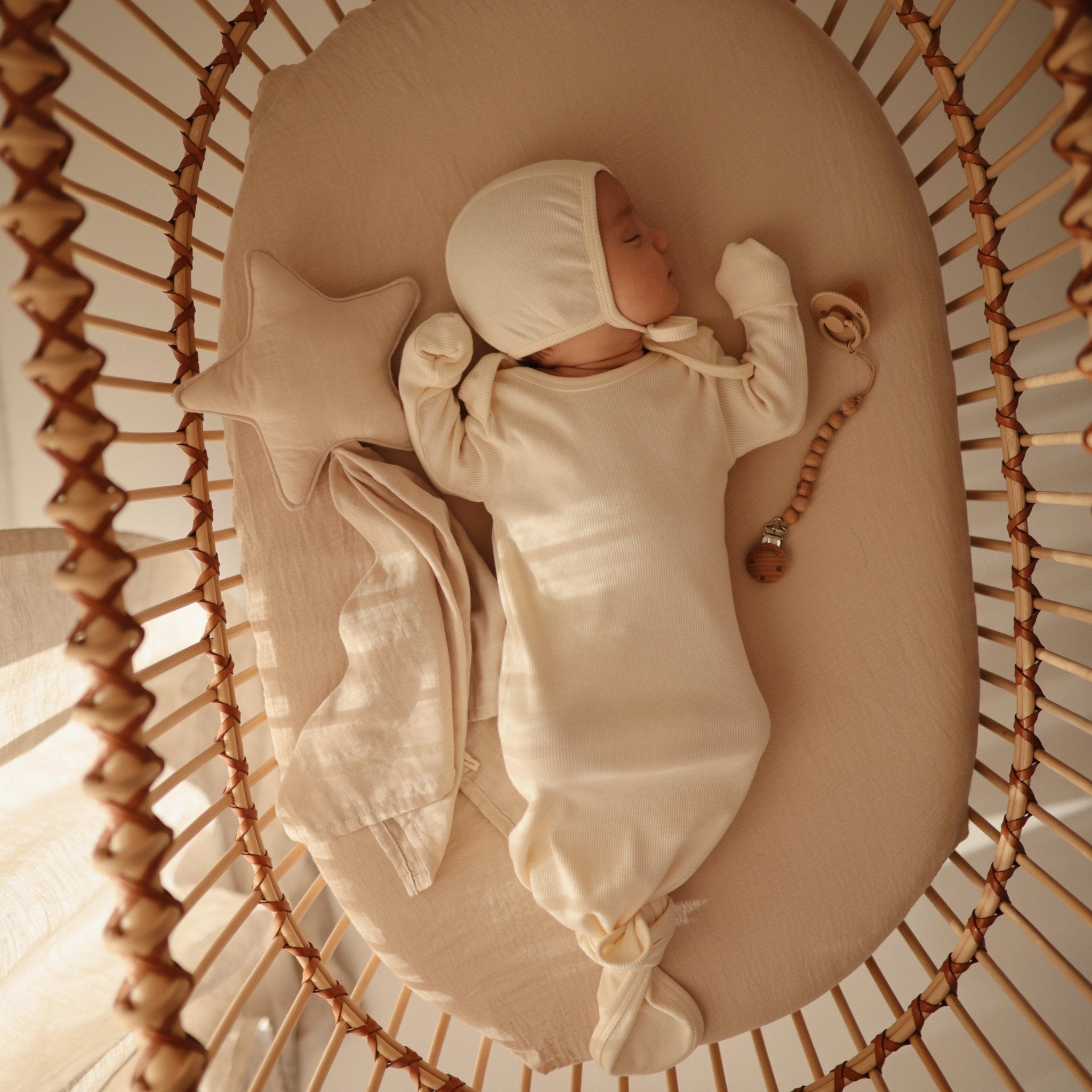 Star Lovey Blanket - Tenth & Pine - Blanket - Fog