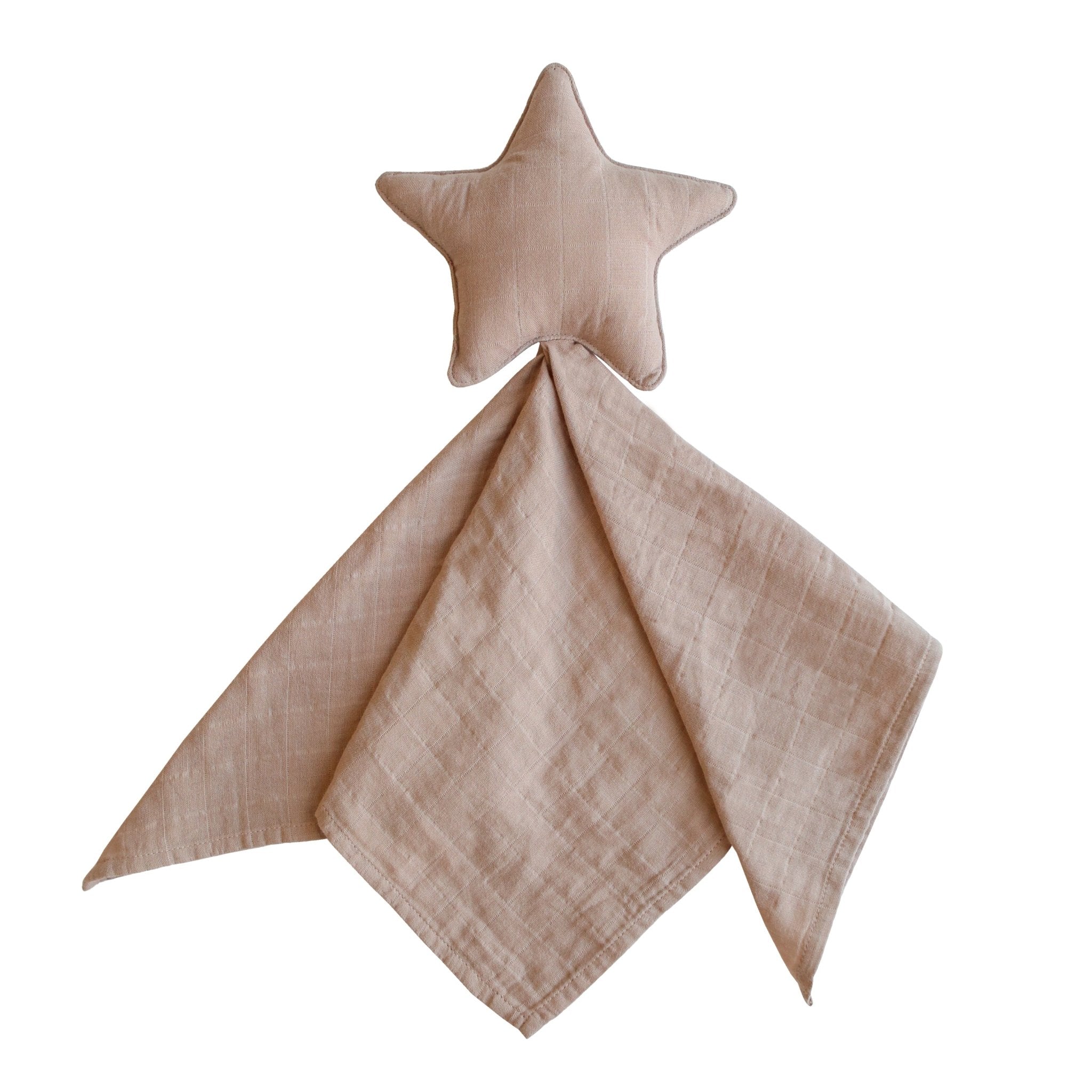 Star Lovey Blanket - Tenth & Pine - Blanket - Natural