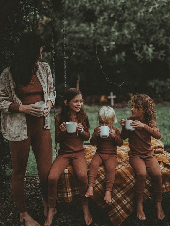 The Ribbed Legging - Tenth & Pine - Leggings - 0 - 3 months - antique rose