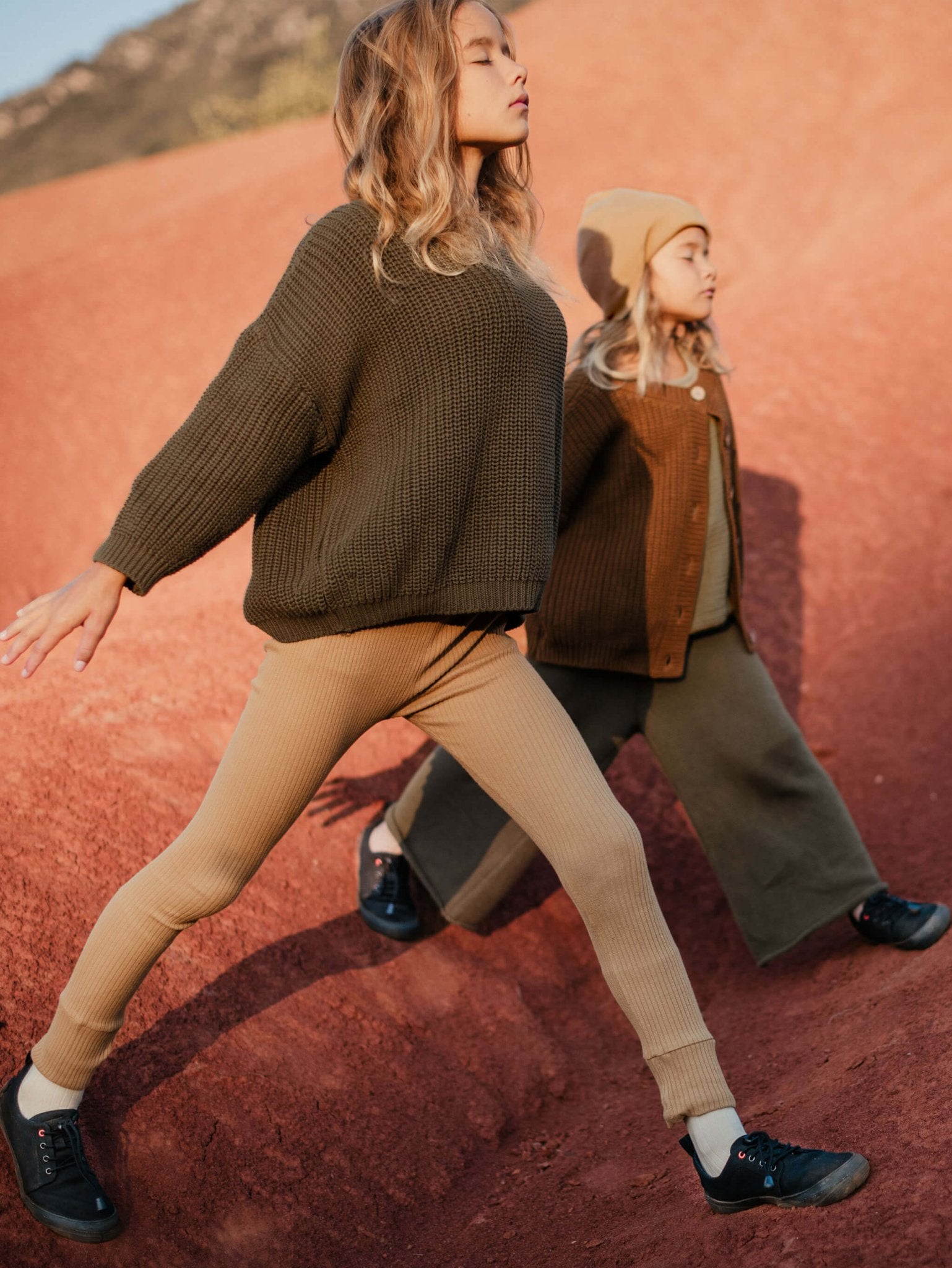 The Ribbed Legging - Tenth & Pine - Leggings - 0 - 3 months - antique rose