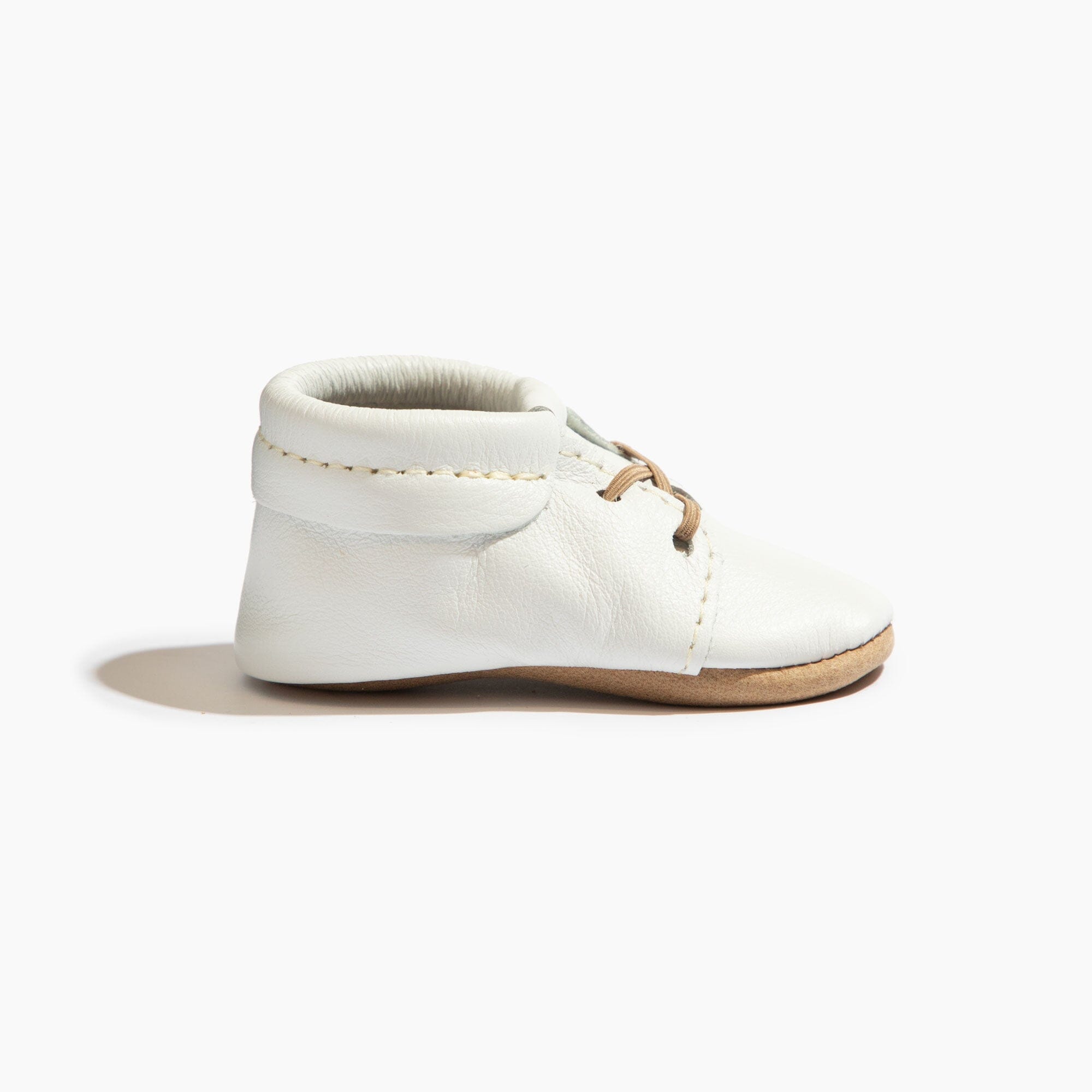 Toasted Bright White Oxford Baby Shoe - Tenth & Pine - Oxford - Soft Sole - 1