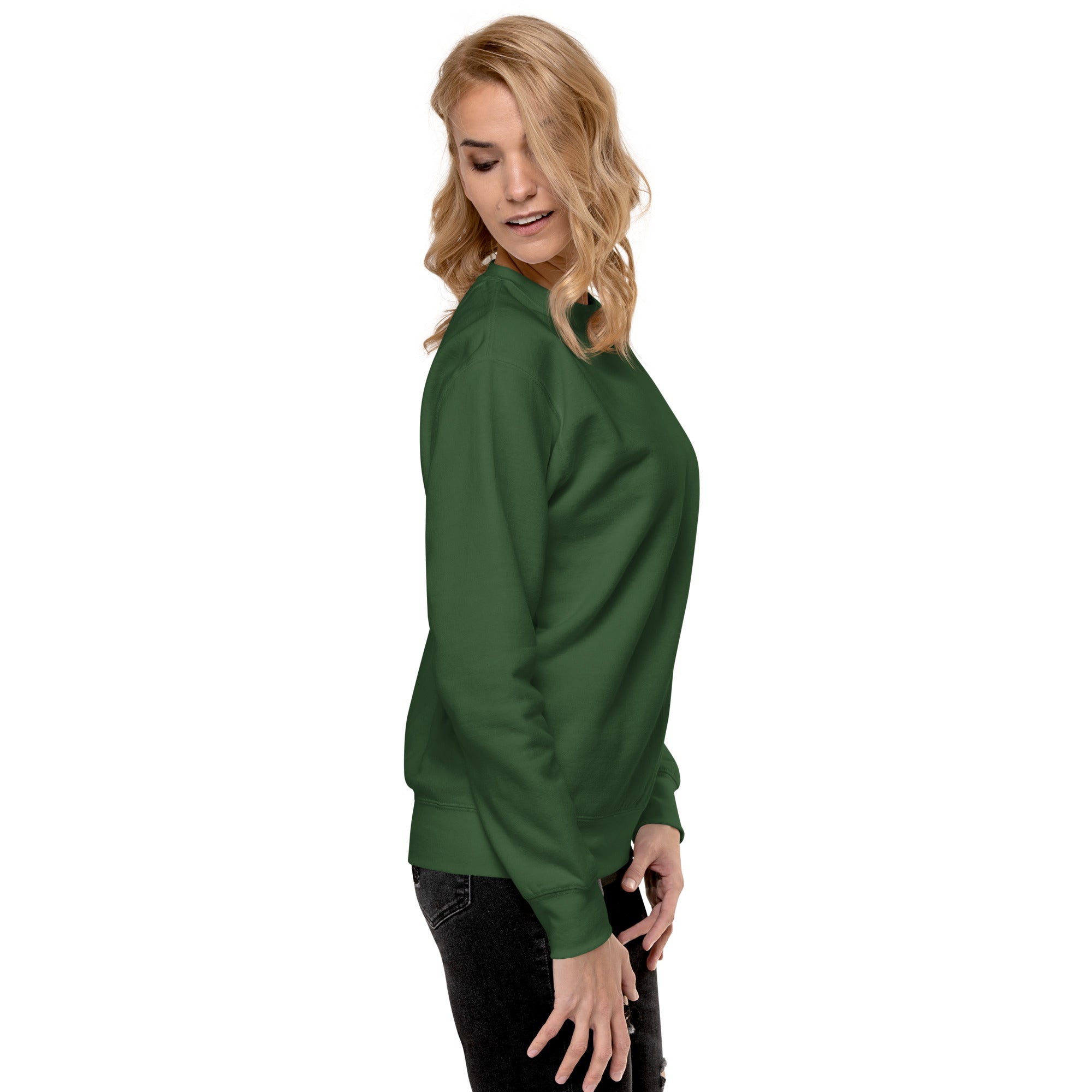 Mama. Embroidered | Premium Adult Sweatshirt - Tenth & Pine - S - Forest Green