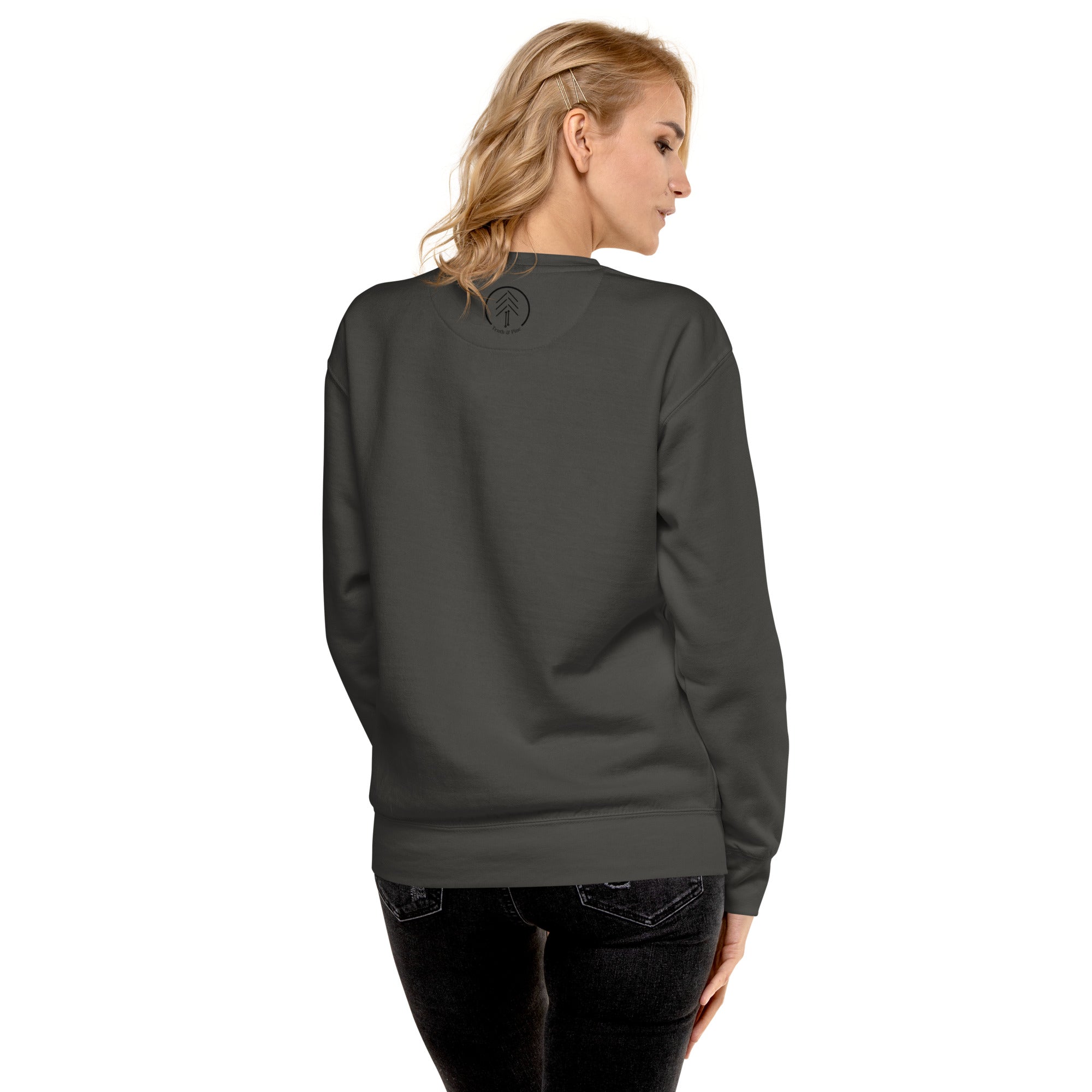 Mama. Embroidered | Premium Adult Sweatshirt - Tenth & Pine - S - Vintage Black