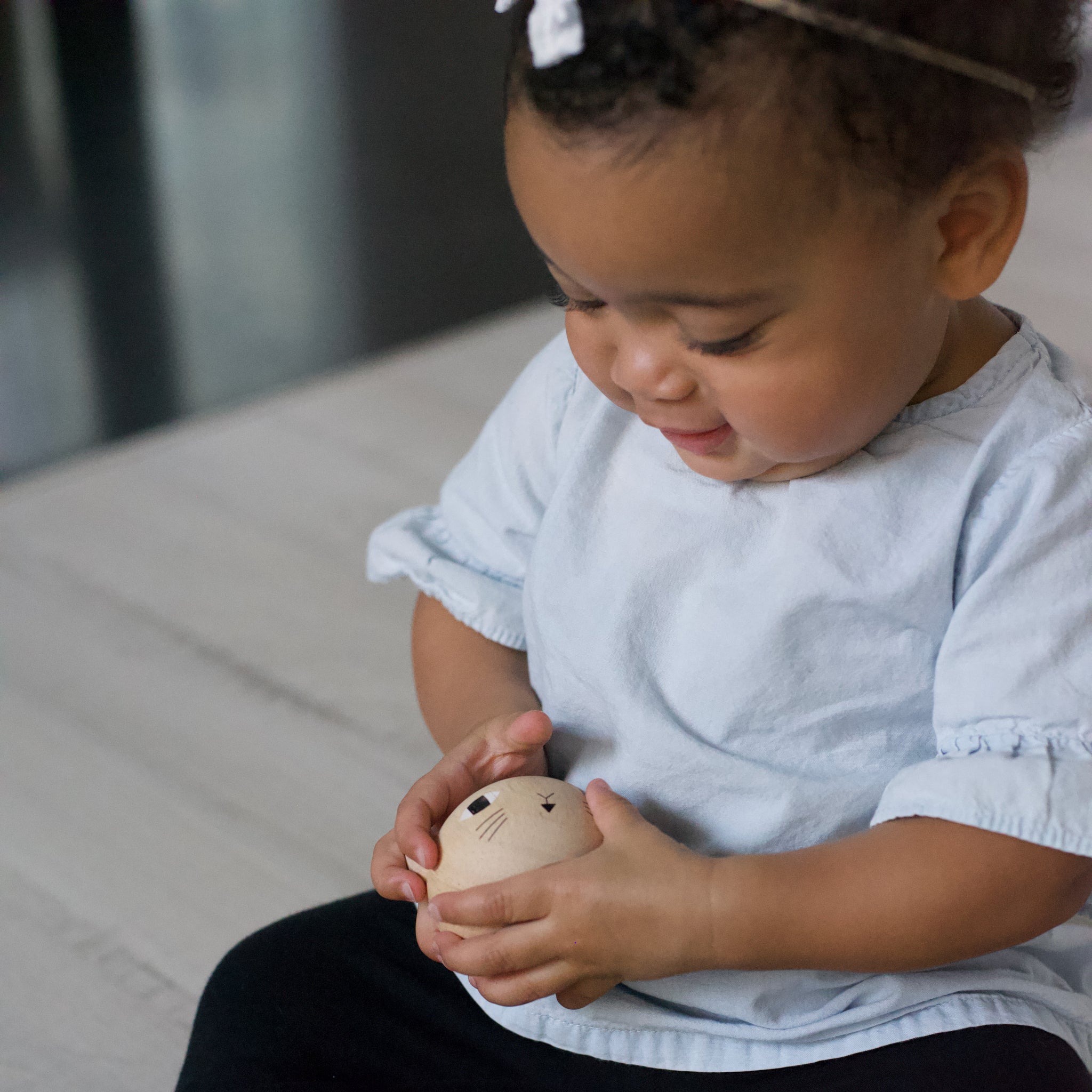 Wood Stacker - Cat - Tenth & Pine - Wooden Toys -