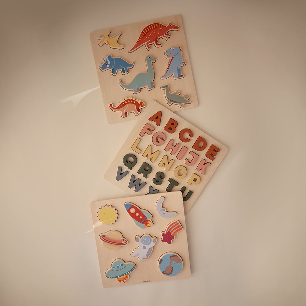 Wooden Alphabet Puzzle - Tenth & Pine - Wooden Puzzle -