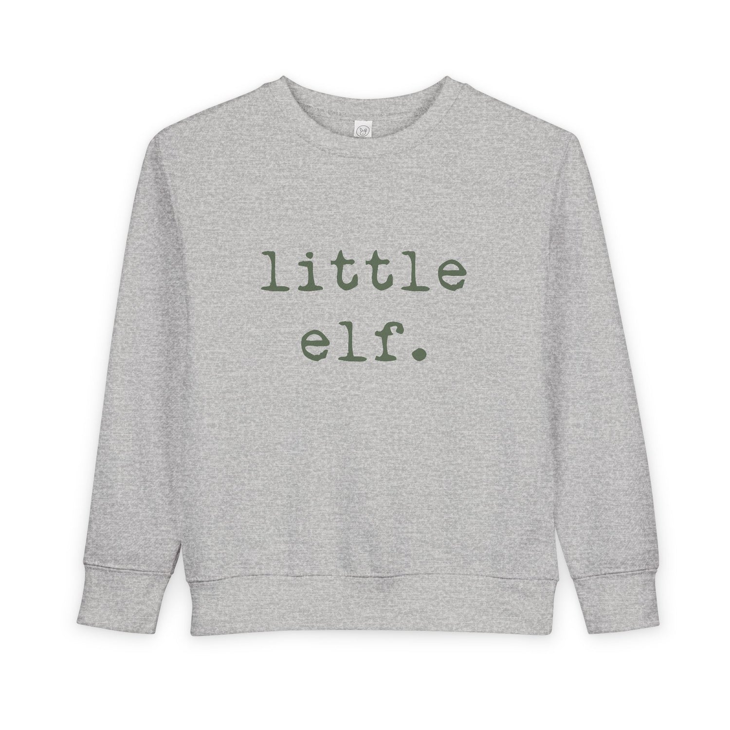 Little Elf (Olive) | Toddler Fleece Sweatshirt