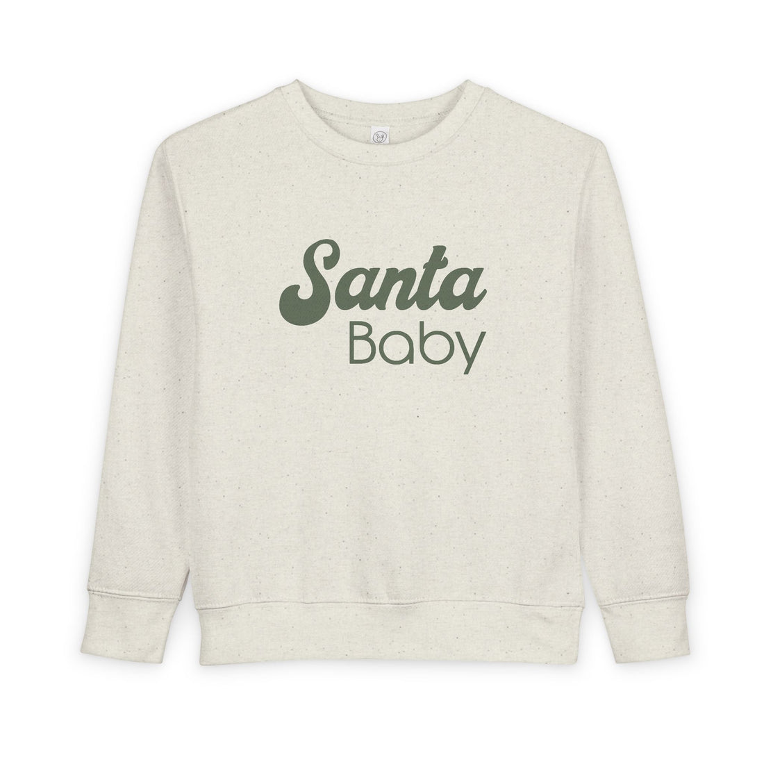 Santa Baby (Olive) | Toddler Fleece Sweatshirt