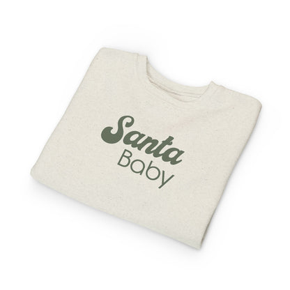 Santa Baby (Olive) | Toddler Fleece Sweatshirt
