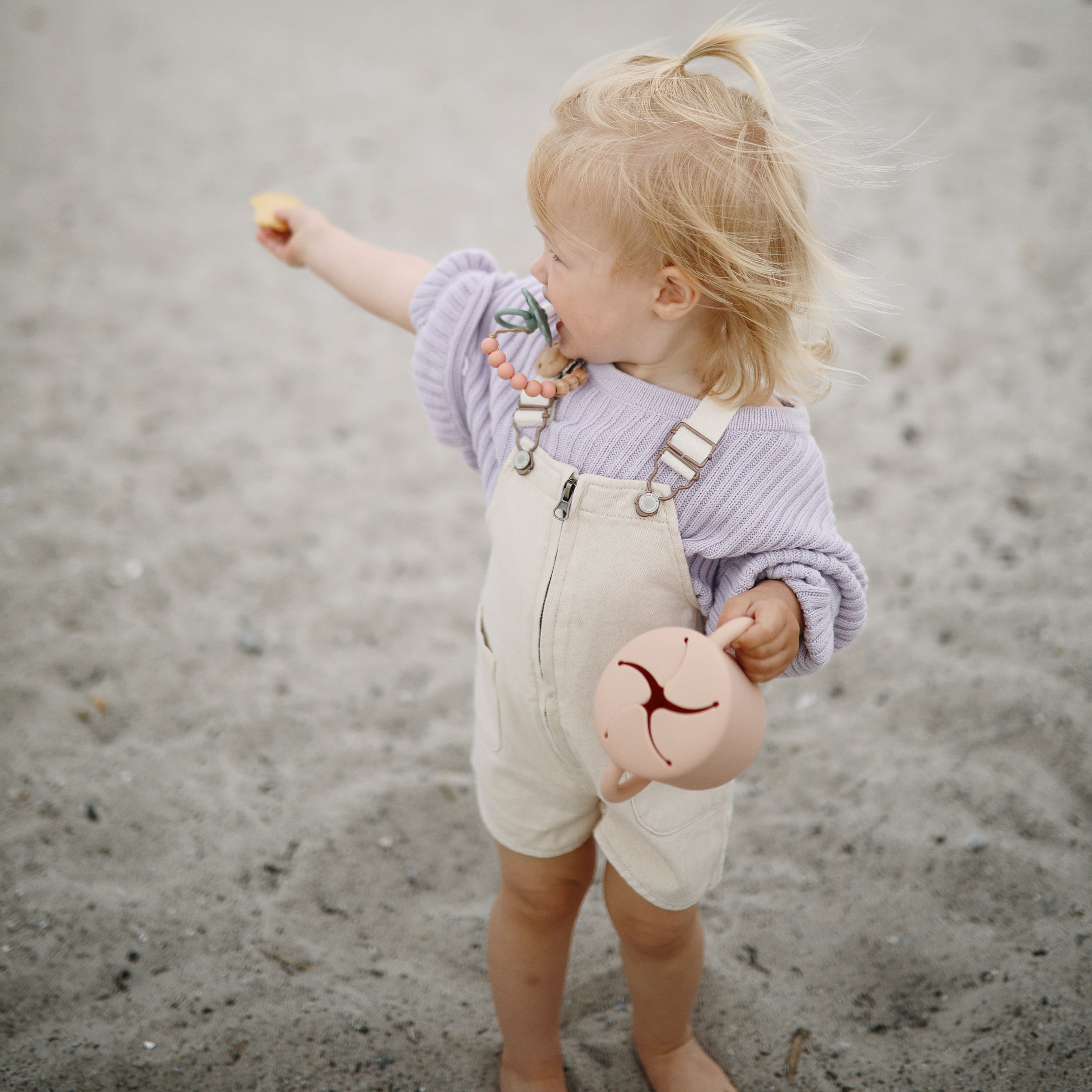 Silicone Pacifier Clip | Eva - Tenth &amp; Pine - Pacifier Clip - Black