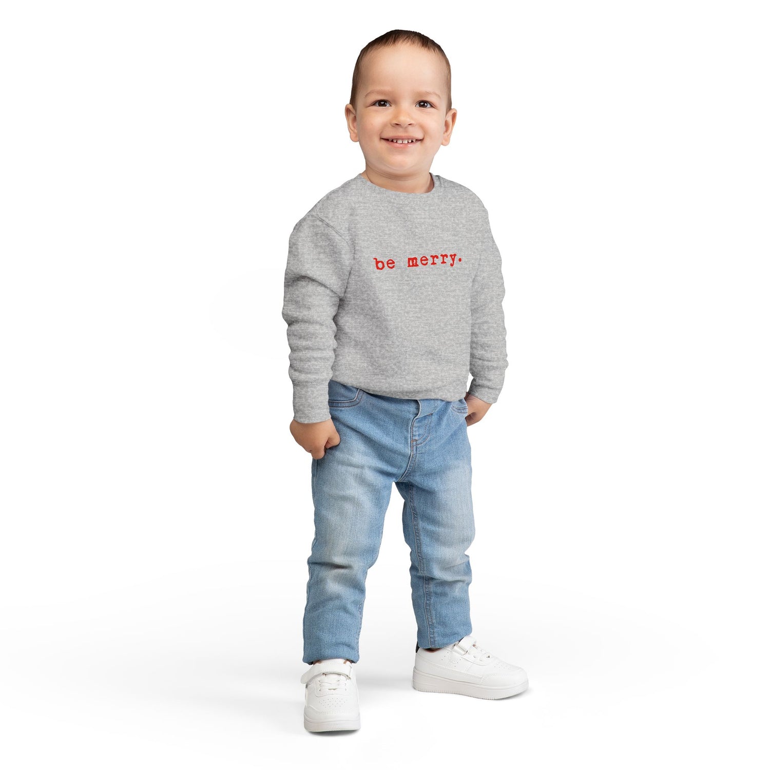 Be Merry | Toddler Fleece Sweatshirt