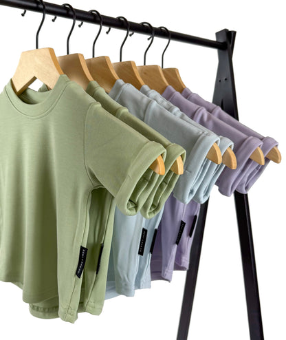 BAMBOO LUXE TEE - SKY