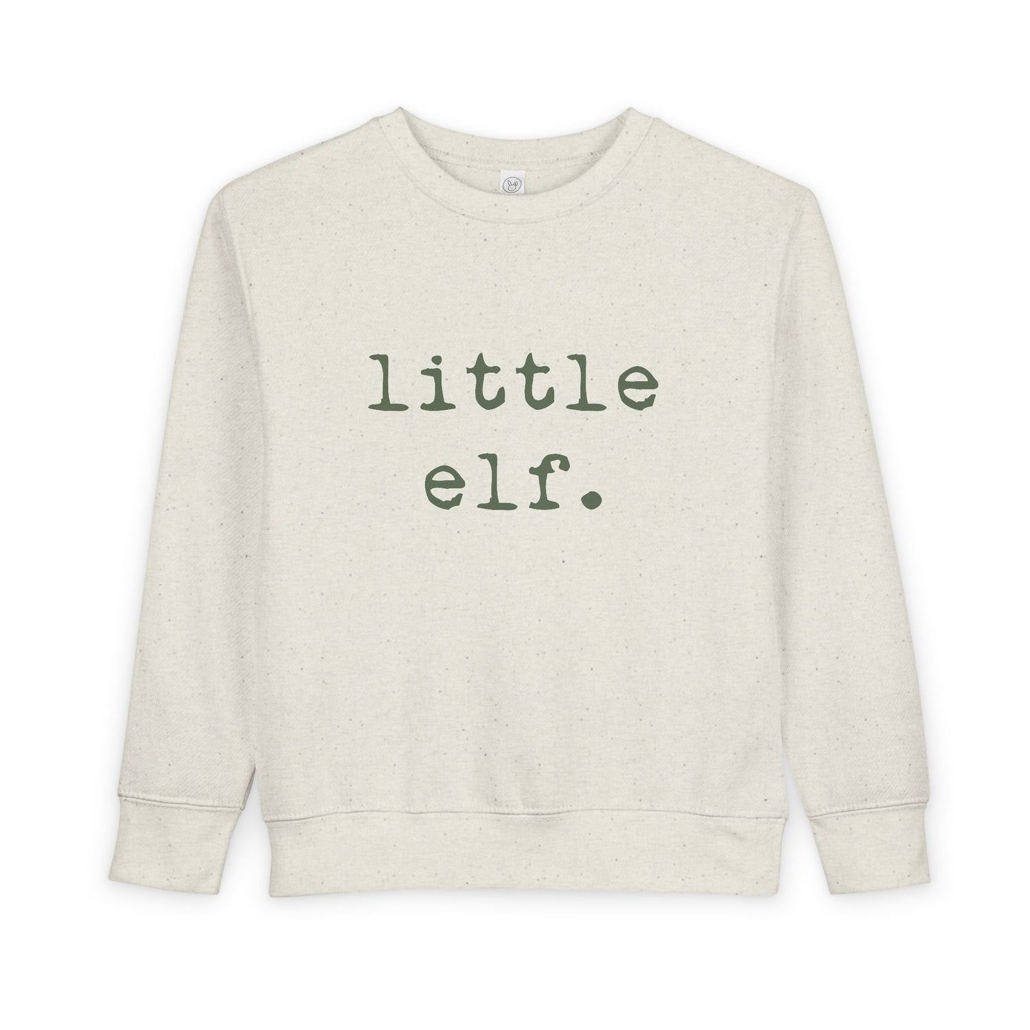 Little Elf (Olive) | Toddler Fleece Sweatshirt