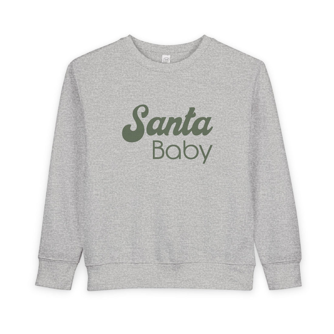 Santa Baby (Olive) | Toddler Fleece Sweatshirt
