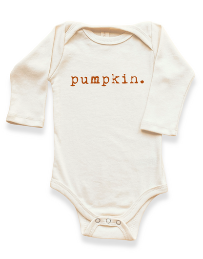 Pumpkin Organic Bodysuit Long Sleeve