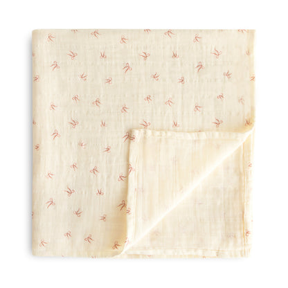 Organic Cotton Muslin Swaddle Blanket