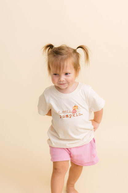 Little Pumpkin Stack Organic Kids T-Shirt