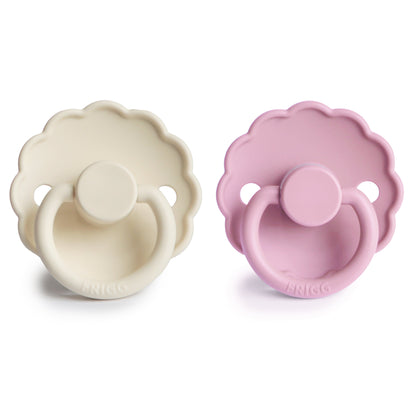 FRIGG Daisy Silicone Pacifier 2 - Pack - Tenth &amp; Pine - FRIGG PACIFIERS - 6 - 18 months - Cream/Lupine