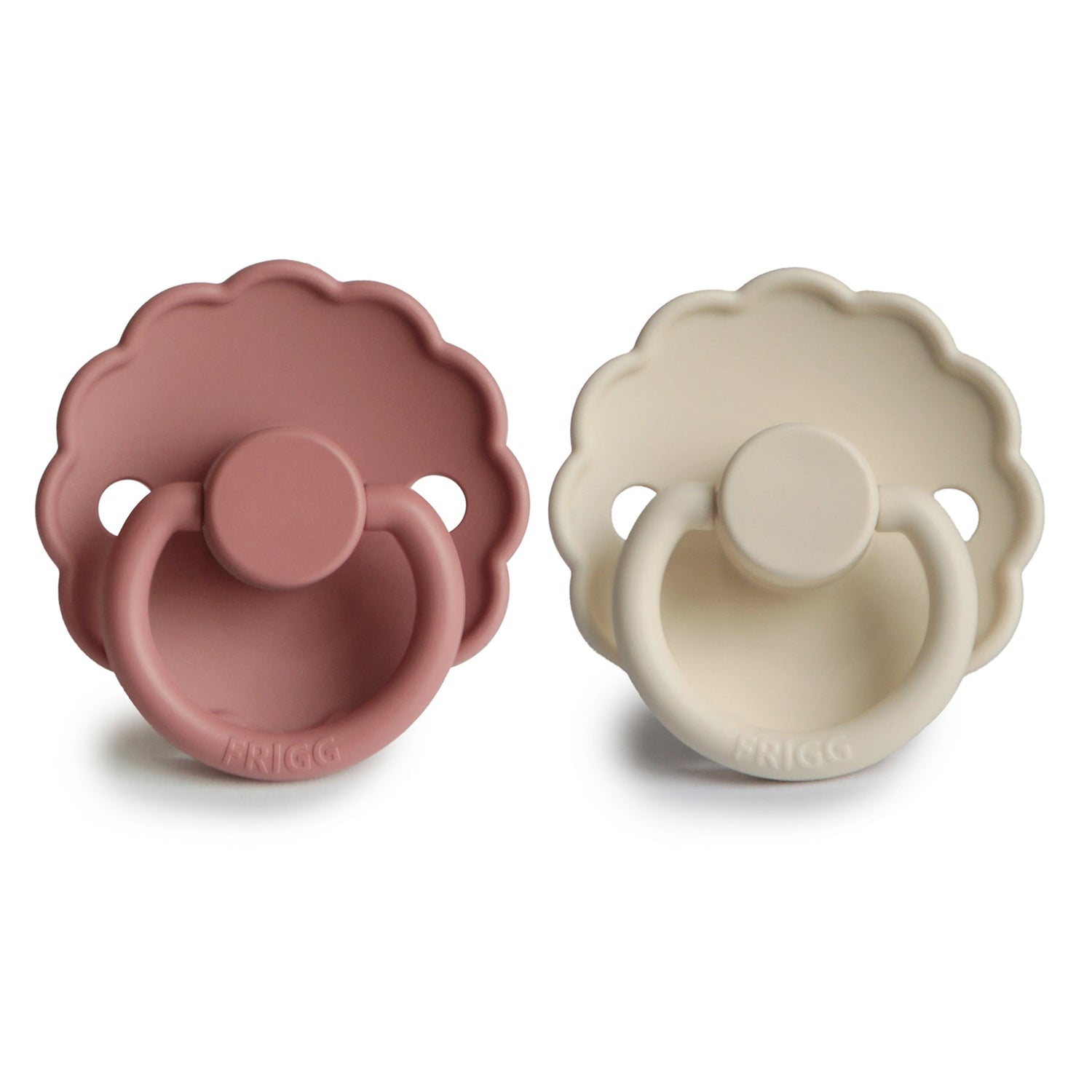 FRIGG Daisy Silicone Pacifier 2 - Pack - Tenth &amp; Pine - FRIGG PACIFIERS - 6 - 18 months - Cream/Lupine