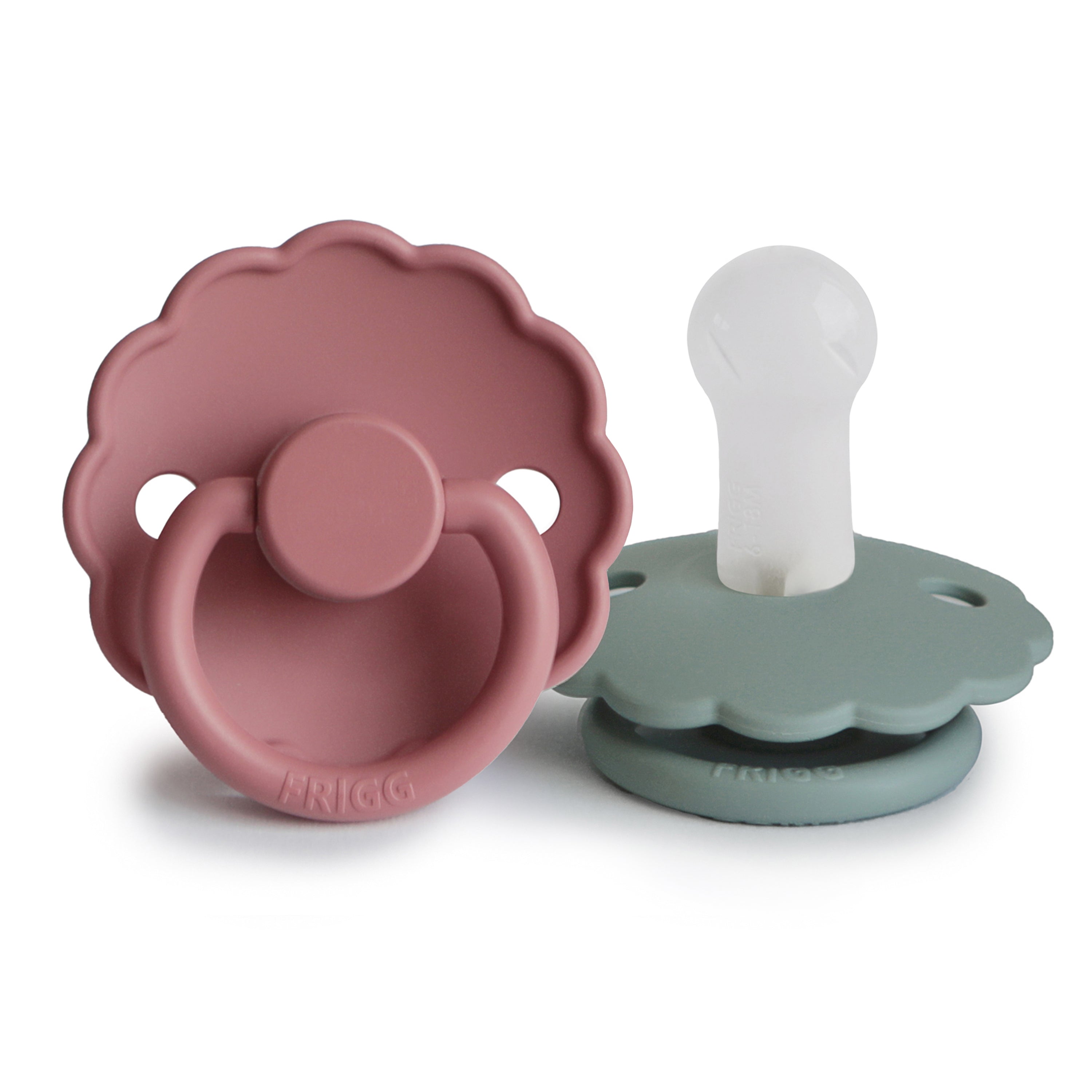 FRIGG Daisy Silicone Pacifier 2 - Pack - Tenth &amp; Pine - FRIGG PACIFIERS - 6 - 18 months - Cedar/Lily Pad
