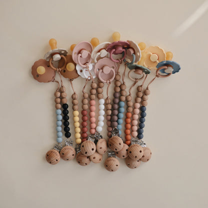 FRIGG Daisy Natural Rubber Pacifier 2 - Pack - Tenth &amp; Pine - FRIGG PACIFIERS - 0 - 6 months - Blush/Cream