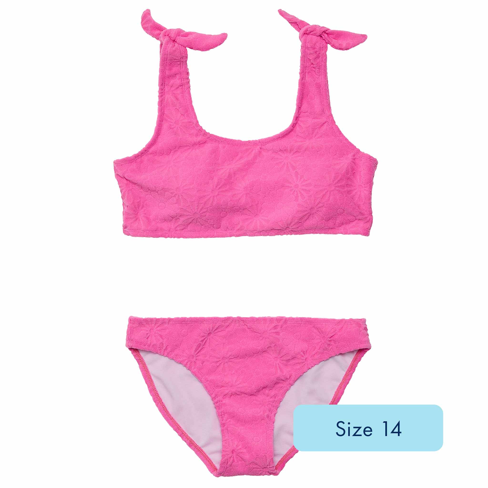 Bubblegum Bloom Crop Bikini