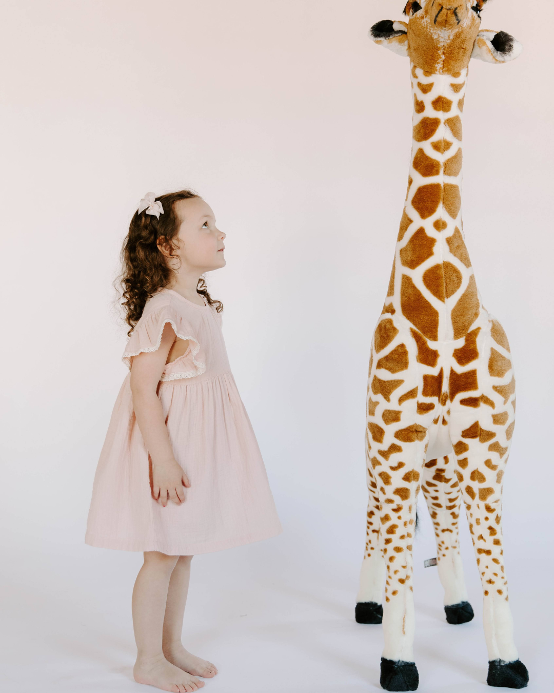 Organic Cotton Muslin Flutter Sleeve Dress