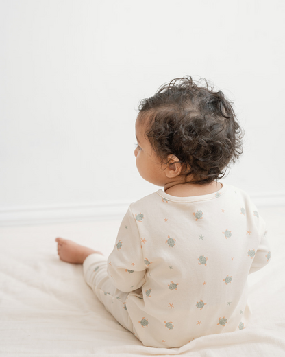 Quinn Magnetic Playsuit in Turtles