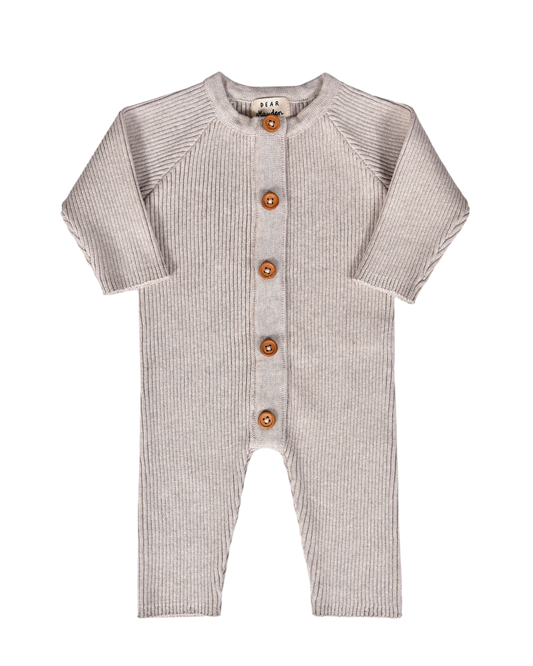 Jamie Magnetic Romper in Oatmeal
