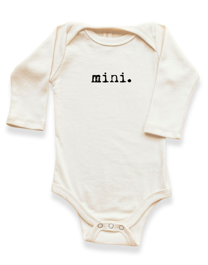 Mini Organic Bodysuit Long Sleeve