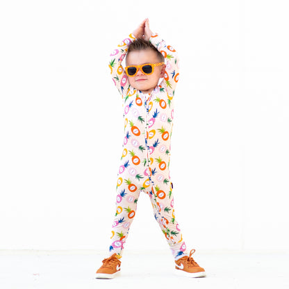 ZIP ROMPER - Kawaii Pineapple