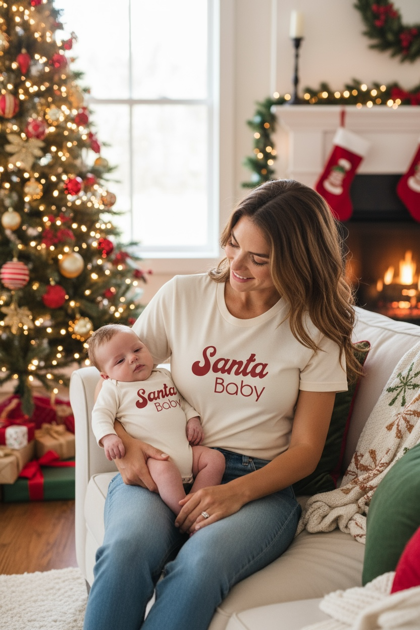 Santa Baby | Adult Short Sleeve T-Shirt