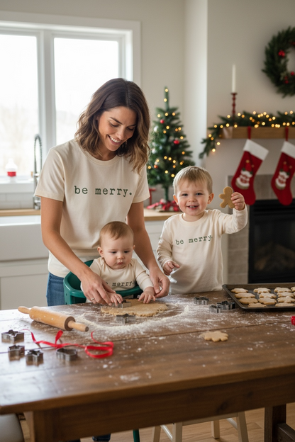 Be Merry (Olive) | Adult Short Sleeve T-Shirt