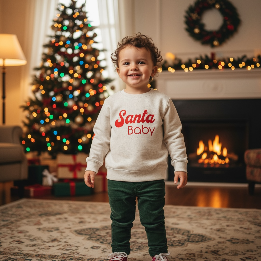 Santa Baby | Toddler Fleece Sweatshirt