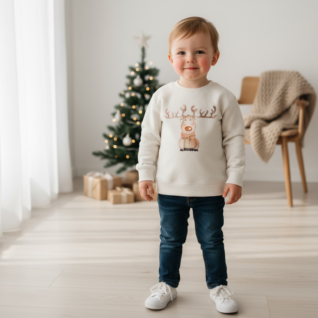 Reindeer | Toddler Fleece Sweatshirt