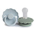 FRIGG Daisy Silicone Pacifier 2 - Pack - Tenth & Pine - FRIGG PACIFIERS - 6 - 18 months - Powder Blue/Sage